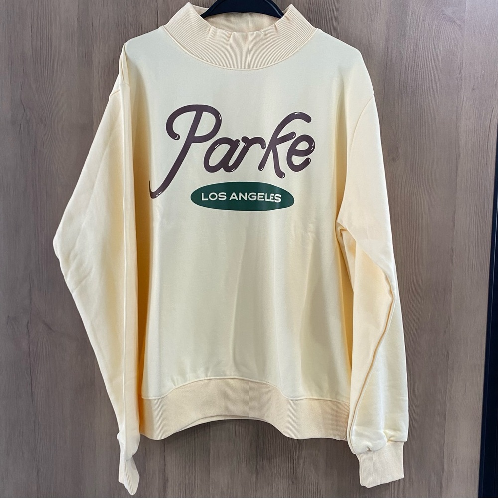 Parke Los Angeles Cream Cowl Neck Sweater